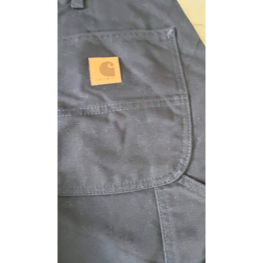 Carhartt  Loose Fit Washed Duck Utility Work Pants Midnight Navy 38x32 NWOT - Picture 10 of 10